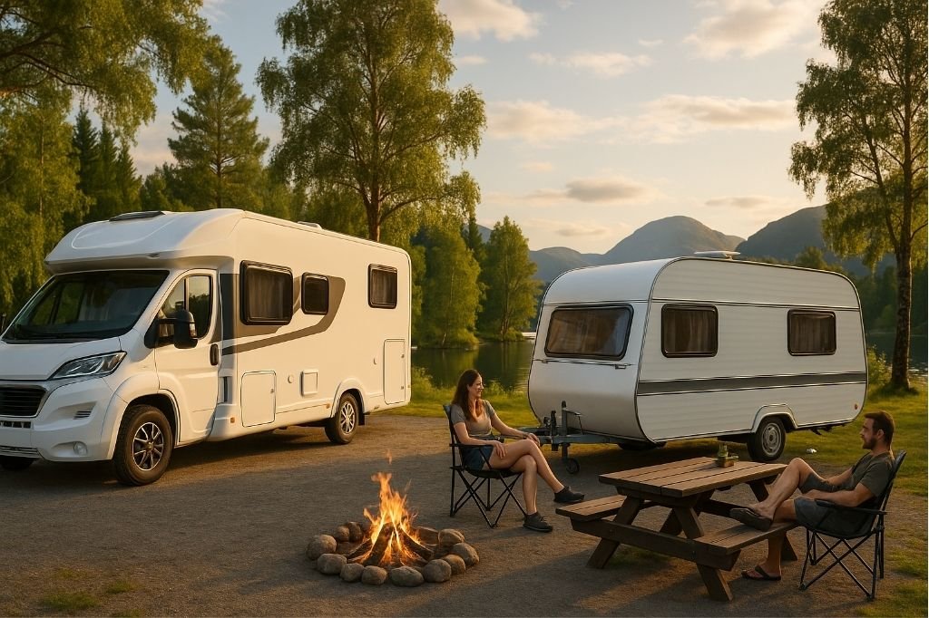 hva er forskjellen på bobil og campingvogn