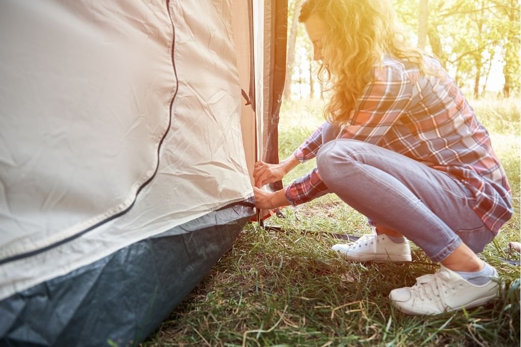 hvordan sette opp telt
