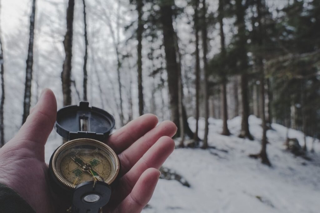 hvordan bruke kompass