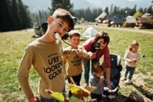 hvordan få barna til å trives på campingferie
