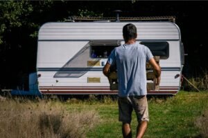 Utestue til campingvogn